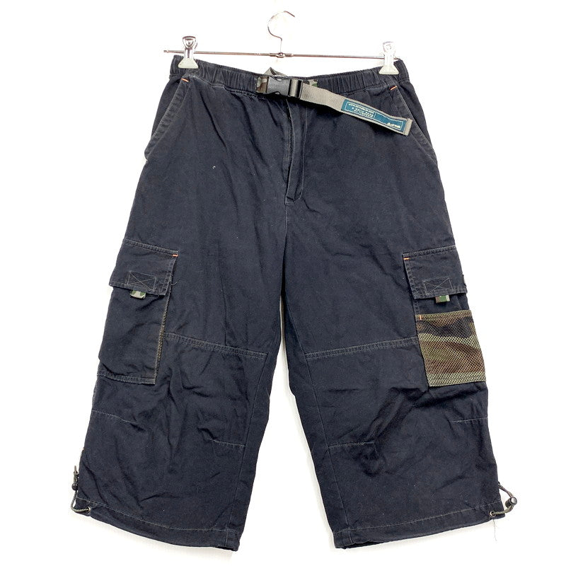 【中古品】【メンズ】 AIRWALK エアウォーク CROPPED CARGO PANTS 2210-4740 クロップド カーゴパンツ ボトムス 157-250802-as-07-izu サイズ：L カラー：ブラック 万代Net店