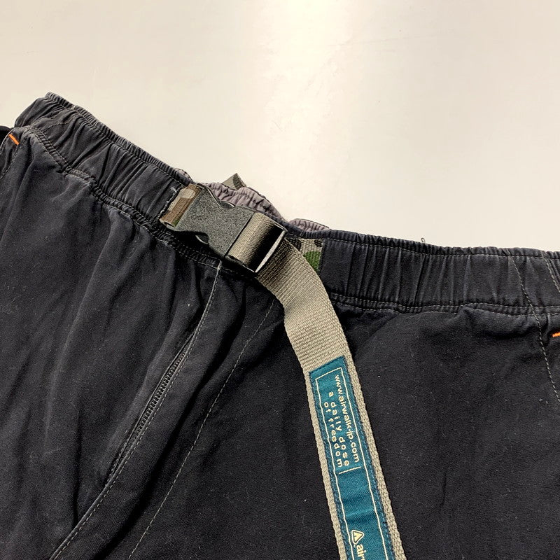 【中古品】【メンズ】 AIRWALK エアウォーク CROPPED CARGO PANTS 2210-4740 クロップド カーゴパンツ ボトムス 157-250802-as-07-izu サイズ：L カラー：ブラック 万代Net店