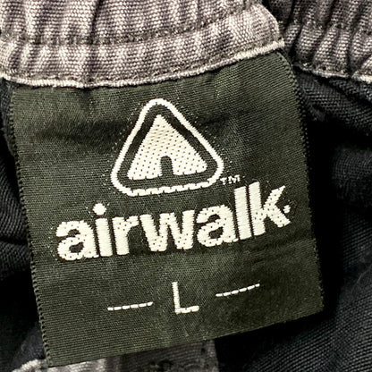 【中古品】【メンズ】 AIRWALK エアウォーク CROPPED CARGO PANTS 2210-4740 クロップド カーゴパンツ ボトムス 157-250802-as-07-izu サイズ：L カラー：ブラック 万代Net店