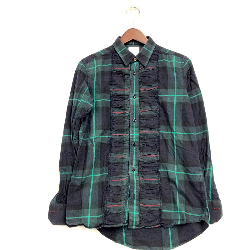 【中古品】【メンズ】 Paul Smith ポール・スミス LS REMAKE SHIRT 283306 ロングスリーブ リメイク シャツ チェック 長袖 トップス 141-250802-as-03-izu サイズ：S カラー：マルチカラー 万代Net店