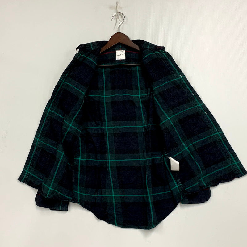 【中古品】【メンズ】 Paul Smith ポール・スミス LS REMAKE SHIRT 283306 ロングスリーブ リメイク シャツ チェック 長袖 トップス 141-250802-as-03-izu サイズ：S カラー：マルチカラー 万代Net店