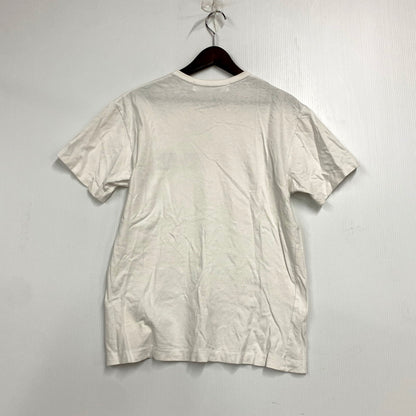 【中古品】【メンズ】 PLAY COMME des GARCONS プレイコムデギャルソン LOGO PRINT SS TEE ロゴ プリント ショートスリーブ Tシャツ 半袖 トップス 140-250802-as-05-izu サイズ：L カラー：ホワイト 万代Net店