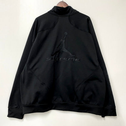 【中古品】【メンズ】 Supreme シュプリーム ×NIKE JORDAN ナイキ ジョーダン HF0830-010 TRICOT TRACK JACKET トリコ トラック ジャケット アウター 149-250802-rk-09-izu サイズ：2XL カラー：ブラック 万代Net店