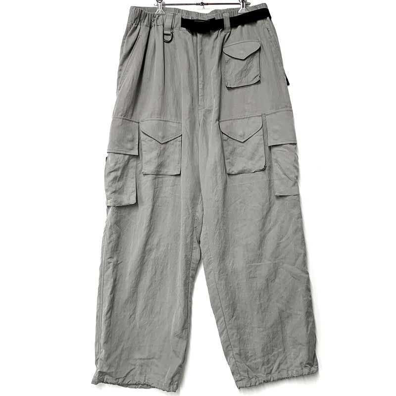 【中古品】【メンズ】 Y-3 ワイスリー ×ADIDAS アディダス WASHED TWILL CARGO PANTS ウォッシュド ツイル カーゴ パンツ ズボン ボトムス 151-250803-rk-03-izu サイズ：M カラー：グレー 万代Net店