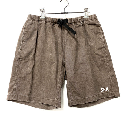 【中古品】【メンズ】 WIND AND SEA ウィンダンシー WDS-O-ESPT-25-Q3-PT-01 COTTON EASY SHORTS コットンイージーショーツ ズボン パンツ ボトムス 153-250803-ma-05-izu サイズ：L カラー：BROWN 万代Net店