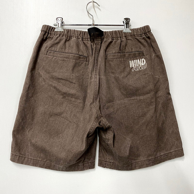 【中古品】【メンズ】 WIND AND SEA ウィンダンシー WDS-O-ESPT-25-Q3-PT-01 COTTON EASY SHORTS コットンイージーショーツ ズボン パンツ ボトムス 153-250803-ma-05-izu サイズ：L カラー：BROWN 万代Net店