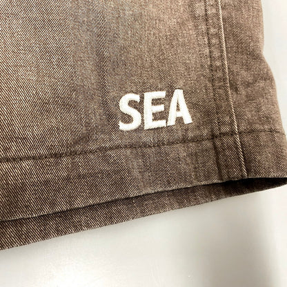 【中古品】【メンズ】 WIND AND SEA ウィンダンシー WDS-O-ESPT-25-Q3-PT-01 COTTON EASY SHORTS コットンイージーショーツ ズボン パンツ ボトムス 153-250803-ma-05-izu サイズ：L カラー：BROWN 万代Net店