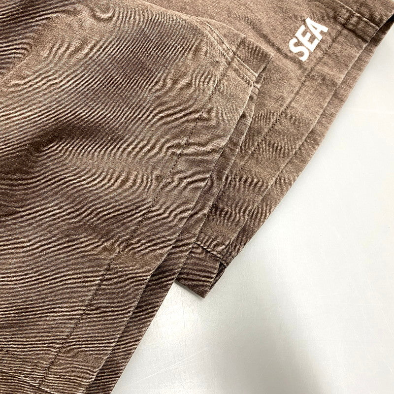【中古品】【メンズ】 WIND AND SEA ウィンダンシー WDS-O-ESPT-25-Q3-PT-01 COTTON EASY SHORTS コットンイージーショーツ ズボン パンツ ボトムス 153-250803-ma-05-izu サイズ：L カラー：BROWN 万代Net店