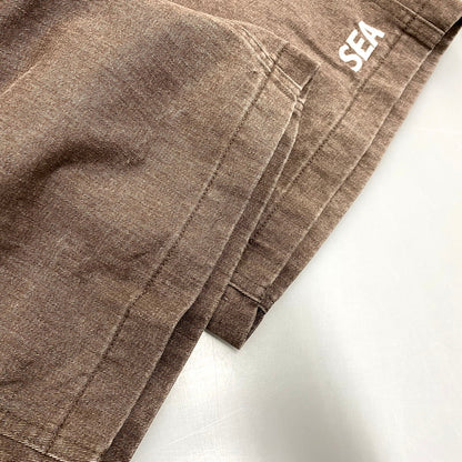 【中古品】【メンズ】 WIND AND SEA ウィンダンシー WDS-O-ESPT-25-Q3-PT-01 COTTON EASY SHORTS コットンイージーショーツ ズボン パンツ ボトムス 153-250803-ma-05-izu サイズ：L カラー：BROWN 万代Net店