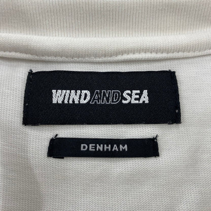【中古品】【メンズ】 WIND AND SEA ウィンダンシー × DENHAM デンハム WIND SULFER TEE WDS-C-DHM-25-Q4-04 Tシャツ 半袖 トップス 142-250806-as-38-izu サイズ：XL カラー：ホワイト 万代Net店