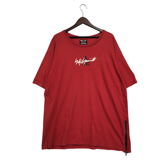 【中古品】【メンズ】 WIND AND SEA×YOHJI YAMAMOTO ウィンダンシー×ヨウジヤマモト 22SS TRIANGLE LOGO TEE トライアングルロゴT トップス 半袖 142-250803-ma-11-izu サイズ：4 カラー：RED 万代Net店