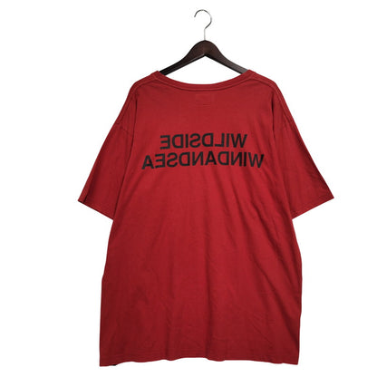 【中古品】【メンズ】 WIND AND SEA×YOHJI YAMAMOTO ウィンダンシー×ヨウジヤマモト 22SS TRIANGLE LOGO TEE トライアングルロゴT トップス 半袖 142-250803-ma-11-izu サイズ：4 カラー：RED 万代Net店
