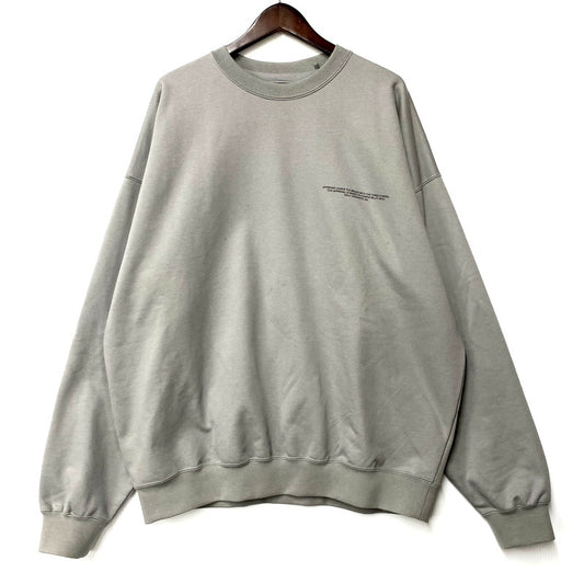 【中古品】【メンズ】 Y-3×ADIDAS ワイスリー×アディダス JD9815 LOGO CREW SWEATSHIRT ロゴクルースウェットシャツ トップス 長袖 140-250803-ma-10-izu サイズ：L カラー：GRAY 万代Net店