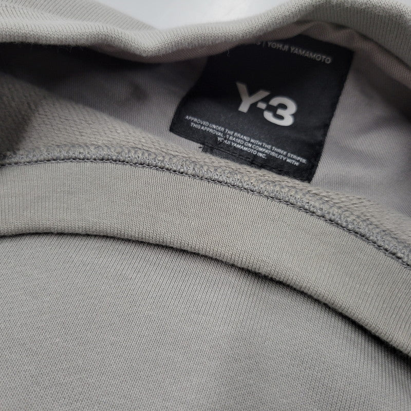 【中古品】【メンズ】 Y-3 ワイスリー × ADIDAS アディダス LOGO CREW SWEATSHIRT JD9815 ロゴ クルー スウェット 140-260909-as-16-izu サイズ：L カラー：グレー 万代Net店