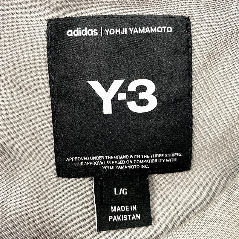 【中古品】【メンズ】 Y-3×ADIDAS ワイスリー×アディダス JD9815 LOGO CREW SWEATSHIRT ロゴクルースウェットシャツ トップス 長袖 140-250803-ma-10-izu サイズ：L カラー：GRAY 万代Net店