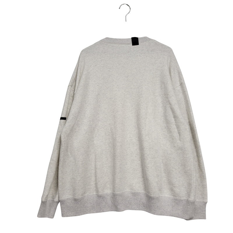 【中古美品】【メンズ】 2242-CS09-027 COMPILE CREW NECK SWEATSHIRT コンパイルクルーネックスウェットシャツ トップス 長袖 140-250803-ma-15-izu サイズ：38 カラー：ASH GRAY 万代Net店