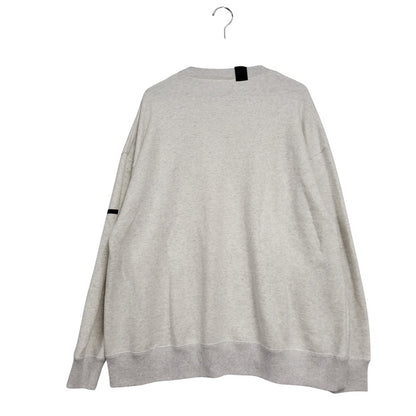 【中古美品】【メンズ】 2242-CS09-027 COMPILE CREW NECK SWEATSHIRT コンパイルクルーネックスウェットシャツ トップス 長袖 140-250803-ma-15-izu サイズ：38 カラー：ASH GRAY 万代Net店