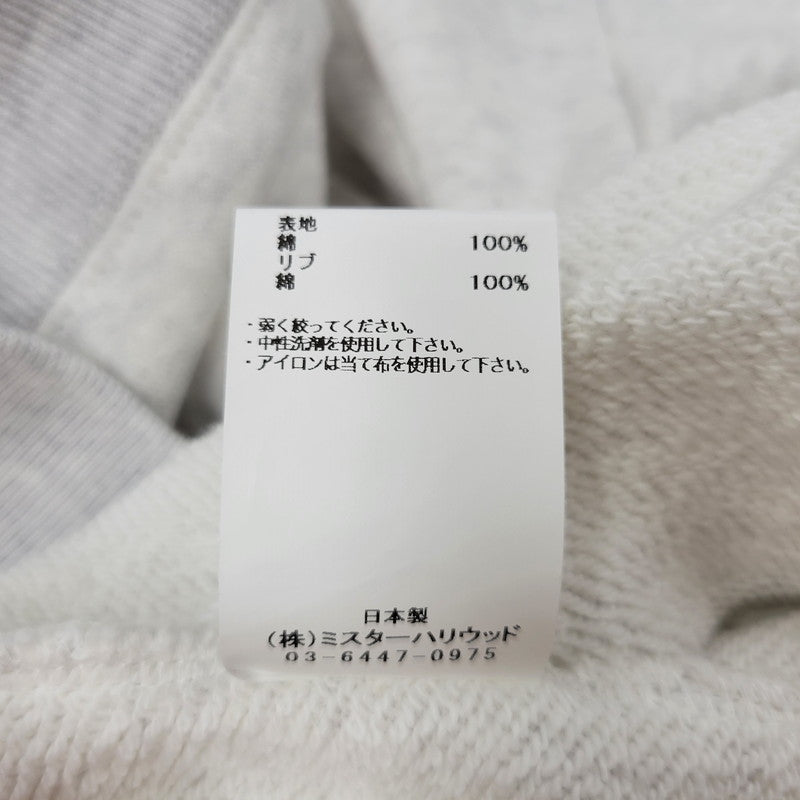 【中古美品】【メンズ】 2242-CS09-027 COMPILE CREW NECK SWEATSHIRT コンパイルクルーネックスウェットシャツ トップス 長袖 140-250803-ma-15-izu サイズ：38 カラー：ASH GRAY 万代Net店