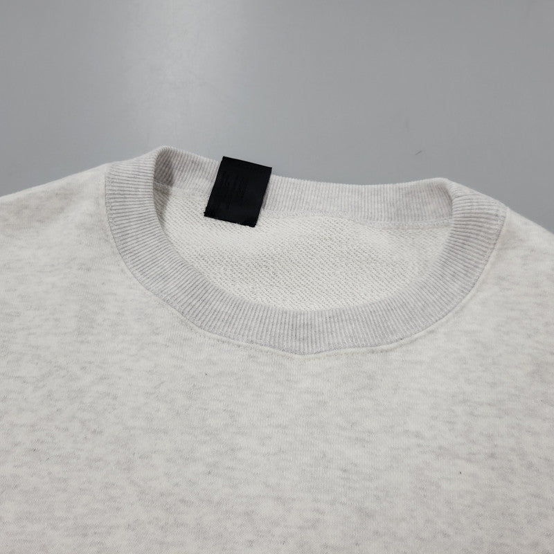 【中古美品】【メンズ】 2242-CS09-027 COMPILE CREW NECK SWEATSHIRT コンパイルクルーネックスウェットシャツ トップス 長袖 140-250803-ma-15-izu サイズ：38 カラー：ASH GRAY 万代Net店