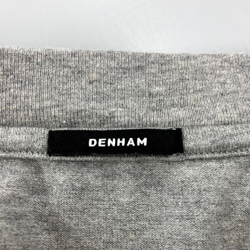 【中古品】【メンズ】 DENHAM デンハム FOLDED DENHAM TEE 27211-3-51002 フォールデッド デンハム Tシャツ 半袖 プリント トップス 141-250804-ay-13-izu サイズ：XL カラー：グレー 万代Net店