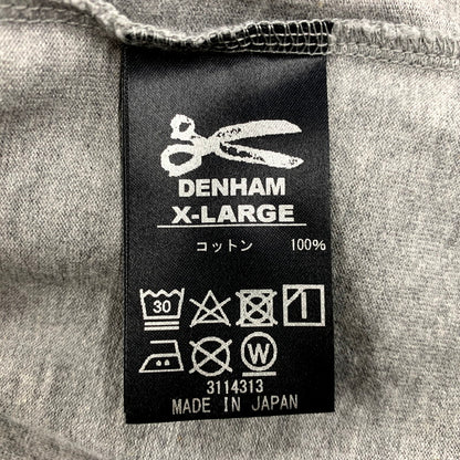 【中古品】【メンズ】 DENHAM デンハム FOLDED DENHAM TEE 27211-3-51002 フォールデッド デンハム Tシャツ 半袖 プリント トップス 141-250804-ay-13-izu サイズ：XL カラー：グレー 万代Net店