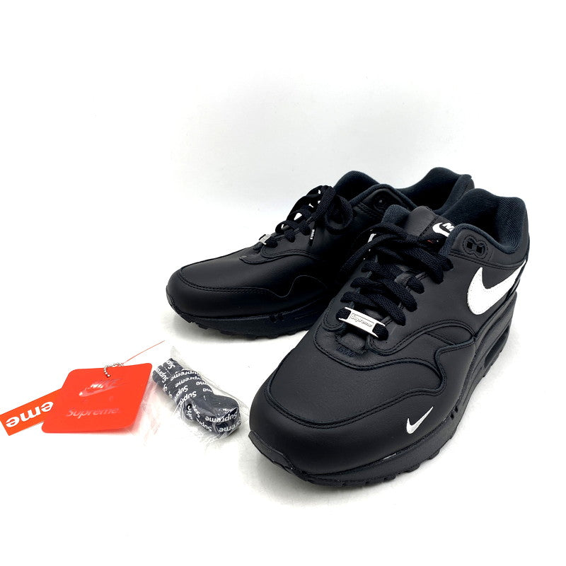 【中古美品】【メンズ】 NIKE×SUPREME ナイキ×シュプリーム HF8813-001 AIR MAX 1 '87 SP BLACK SS25 WEEK4 エアマックス 1 87 スペシャル ブラック ウィーク4 靴 スニーカー シューズ 160-250802-ma-04-izu サイズ：28.5cm カラー：ブラック 万代Net店