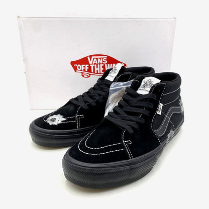 【中古美品】【メンズ】 VANS×SUPREME×NATE LOWMAN バンズ×シュプリーム×ネイト・ロウマン SKATE GROSSO MID スケートグロッソ ミッド 靴 スニーカー シューズ 162-250802-ma-07-izu サイズ：28.5cm カラー：BULLET HOLE/BLACK (JAPAN EXCLUSIVE) (25SS WEEK9) 万代Net店