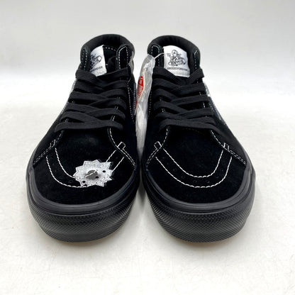 【中古美品】【メンズ】 VANS×SUPREME×NATE LOWMAN バンズ×シュプリーム×ネイト・ロウマン SKATE GROSSO MID スケートグロッソ ミッド 靴 スニーカー シューズ 162-250802-ma-07-izu サイズ：28.5cm カラー：BULLET HOLE/BLACK (JAPAN EXCLUSIVE) (25SS WEEK9) 万代Net店