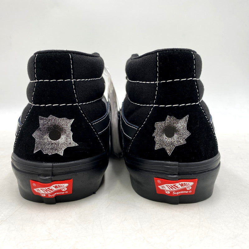 【中古美品】【メンズ】 VANS×SUPREME×NATE LOWMAN バンズ×シュプリーム×ネイト・ロウマン SKATE GROSSO MID スケートグロッソ ミッド 靴 スニーカー シューズ 162-250802-ma-07-izu サイズ：28.5cm カラー：BULLET HOLE/BLACK (JAPAN EXCLUSIVE) (25SS WEEK9) 万代Net店