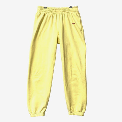 【中古品】【メンズ】 Supreme シュプリーム SMALL BOX LOGO SWEAT PANT スモール ボックス ロゴ スウェット パンツ 149-250802-rk-01-izu サイズ：S カラー：ライトイエロー 万代Net店