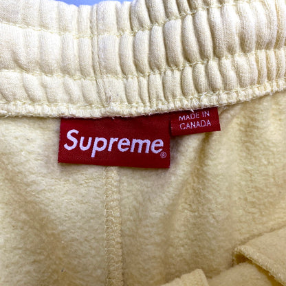 【中古品】【メンズ】 Supreme シュプリーム SMALL BOX LOGO SWEAT PANT スモール ボックス ロゴ スウェット パンツ 149-250802-rk-01-izu サイズ：S カラー：ライトイエロー 万代Net店