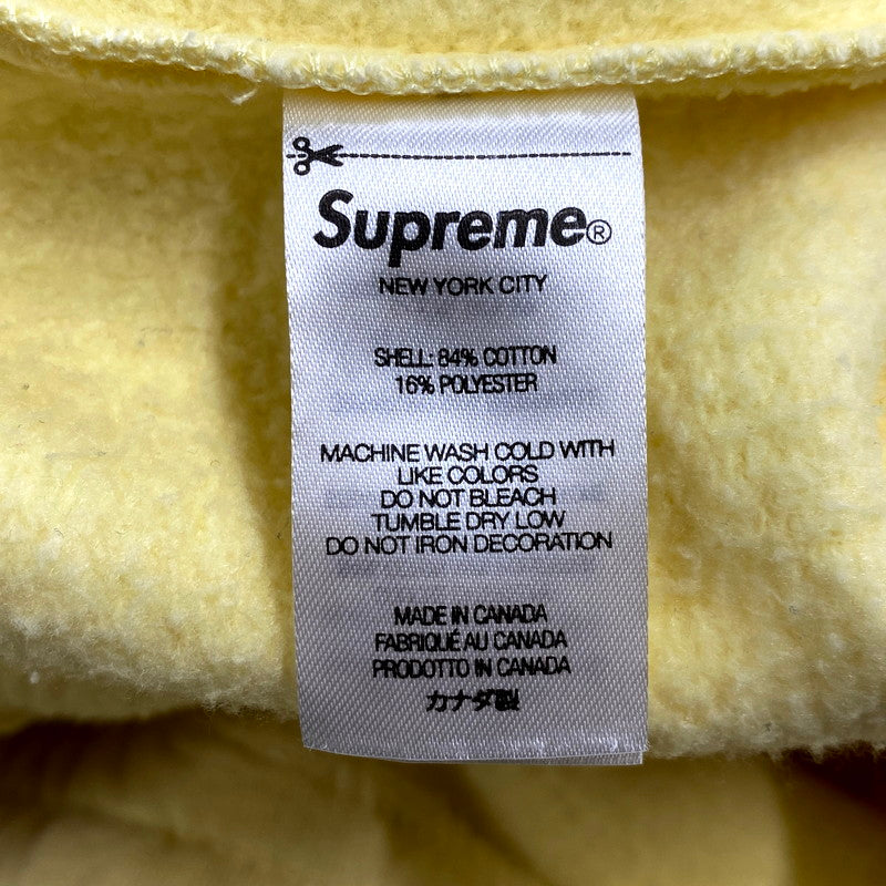【中古品】【メンズ】 Supreme シュプリーム SMALL BOX LOGO SWEAT PANT スモール ボックス ロゴ スウェット パンツ 149-250802-rk-01-izu サイズ：S カラー：ライトイエロー 万代Net店