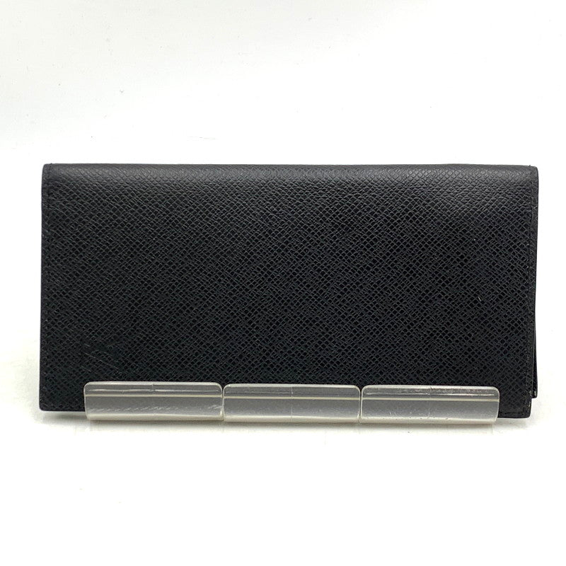 【中古品】【メンズ/レディース】 LOUIS VUITTON ルイ・ヴィトン TJ4158 M64597 タイガ ノワール×ネイビー ポルトフォイユ・アレクサンドルNM 長財布 ロングウォレット 179-250731-ma-08-izu カラー：ノワール×ネイビー 万代Net店