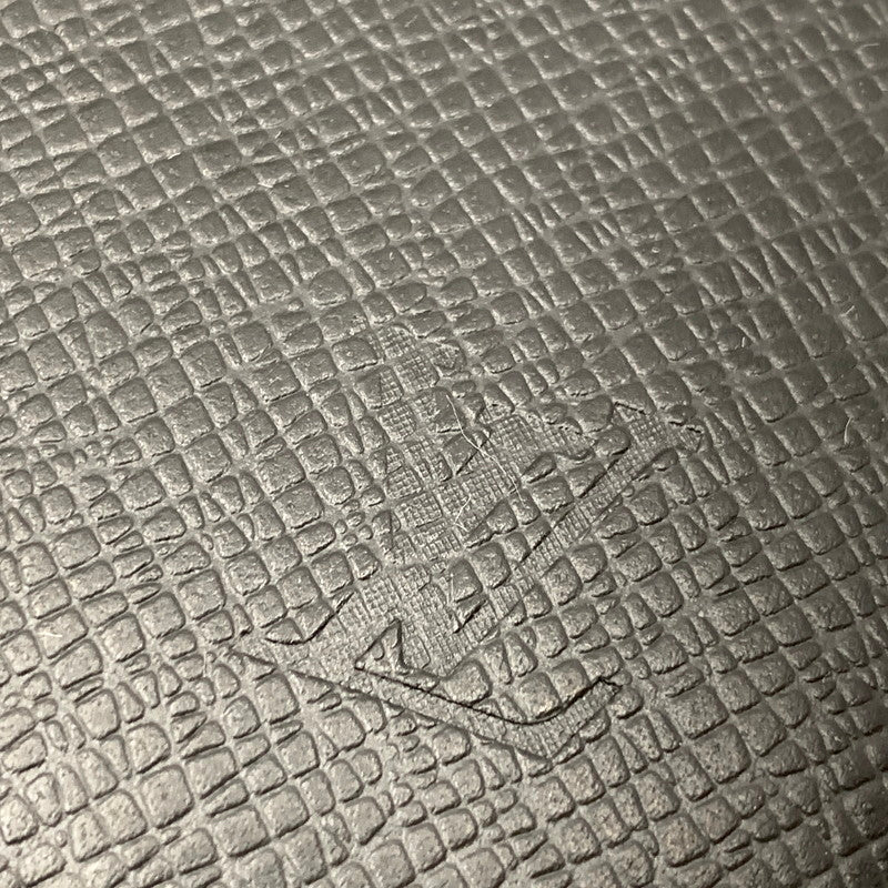 【中古品】【メンズ/レディース】 LOUIS VUITTON ルイ・ヴィトン TJ4158 M64597 タイガ ノワール×ネイビー ポルトフォイユ・アレクサンドルNM 長財布 ロングウォレット 179-250731-ma-08-izu カラー：ノワール×ネイビー 万代Net店