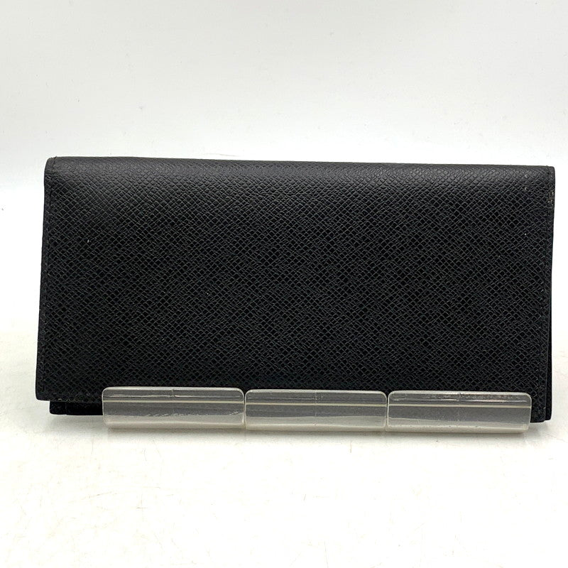 【中古品】【メンズ/レディース】 LOUIS VUITTON ルイ・ヴィトン TJ4158 M64597 タイガ ノワール×ネイビー ポルトフォイユ・アレクサンドルNM 長財布 ロングウォレット 179-250731-ma-08-izu カラー：ノワール×ネイビー 万代Net店