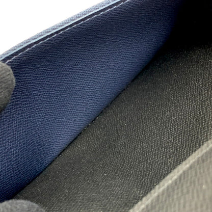 【中古品】【メンズ/レディース】 LOUIS VUITTON ルイ・ヴィトン TJ4158 M64597 タイガ ノワール×ネイビー ポルトフォイユ・アレクサンドルNM 長財布 ロングウォレット 179-250731-ma-08-izu カラー：ノワール×ネイビー 万代Net店