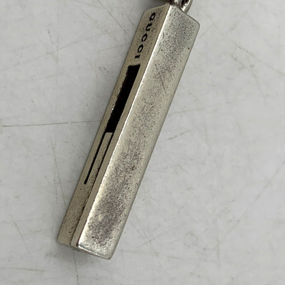 【中古品】【メンズ/レディース】 GUCCI グッチ SV925 G MOTIF NECKLACE ジーモチーフ ネックレス アクセサリー 小物 182-250731-ma-07-izu カラー：シルバー 万代Net店