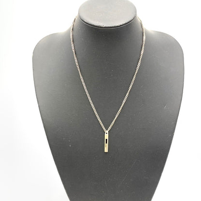 【中古品】【メンズ/レディース】 GUCCI グッチ SV925 G MOTIF NECKLACE ジーモチーフ ネックレス アクセサリー 小物 182-250731-ma-07-izu カラー：シルバー 万代Net店