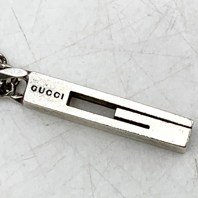 【中古品】【メンズ/レディース】 GUCCI グッチ SV925 G MOTIF NECKLACE ジーモチーフ ネックレス アクセサリー 小物 182-250731-ma-07-izu カラー：シルバー 万代Net店