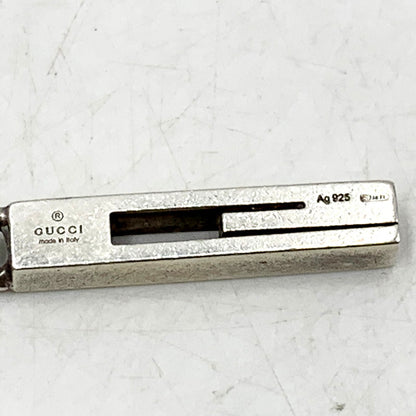 【中古品】【メンズ/レディース】 GUCCI グッチ SV925 G MOTIF NECKLACE ジーモチーフ ネックレス アクセサリー 小物 182-250731-ma-07-izu カラー：シルバー 万代Net店