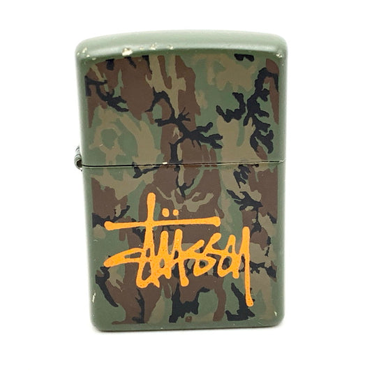 【中古品】【メンズ/レディース】 STUSSY ステューシー ZIPPO CAMO ジッポ カモ USA製 ライター 喫煙具 206-250802-as-11-izu カラー：マルチカラー 万代Net店