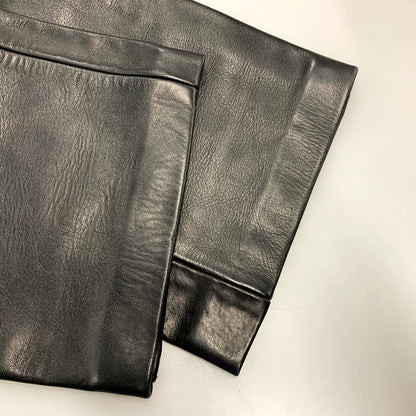 【中古品】【メンズ】 PED'S ペッズ フランス製 LEATHER PANTS レザーパンツ ズボン ボトムス 157-250803-ma-24-izu サイズ：36 カラー：BLACK 万代Net店