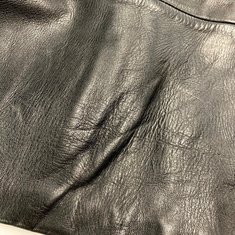 【中古品】【メンズ】 PED'S ペッズ フランス製 LEATHER PANTS レザーパンツ ズボン ボトムス 157-250803-ma-24-izu サイズ：36 カラー：BLACK 万代Net店