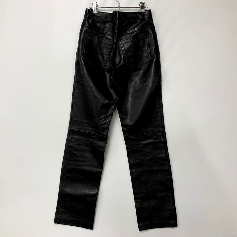【中古品】【メンズ】 PED'S ペッズ フランス製 LEATHER PANTS レザーパンツ ズボン ボトムス 157-250803-ma-24-izu サイズ：36 カラー：BLACK 万代Net店
