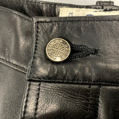 【中古品】【メンズ】 PED'S ペッズ フランス製 LEATHER PANTS レザーパンツ ズボン ボトムス 157-250803-ma-24-izu サイズ：36 カラー：BLACK 万代Net店