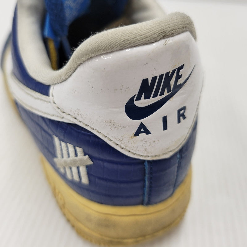 【現状渡し品】【メンズ/レディース】 NIKE ナイキ × UNDEFEATED アンディフィーテッド AIR FORCE 1 LOW SP DM8462-400 エアフォース 1 ロー SP スニーカー シューズ 靴 160-250802-as-26-izu サイズ：26cm カラー：COURT BLUE/WHITE-GOLDTONE 万代Net店