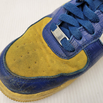 【現状渡し品】【メンズ/レディース】 NIKE ナイキ × UNDEFEATED アンディフィーテッド AIR FORCE 1 LOW SP DM8462-400 エアフォース 1 ロー SP スニーカー シューズ 靴 160-250802-as-26-izu サイズ：26cm カラー：COURT BLUE/WHITE-GOLDTONE 万代Net店