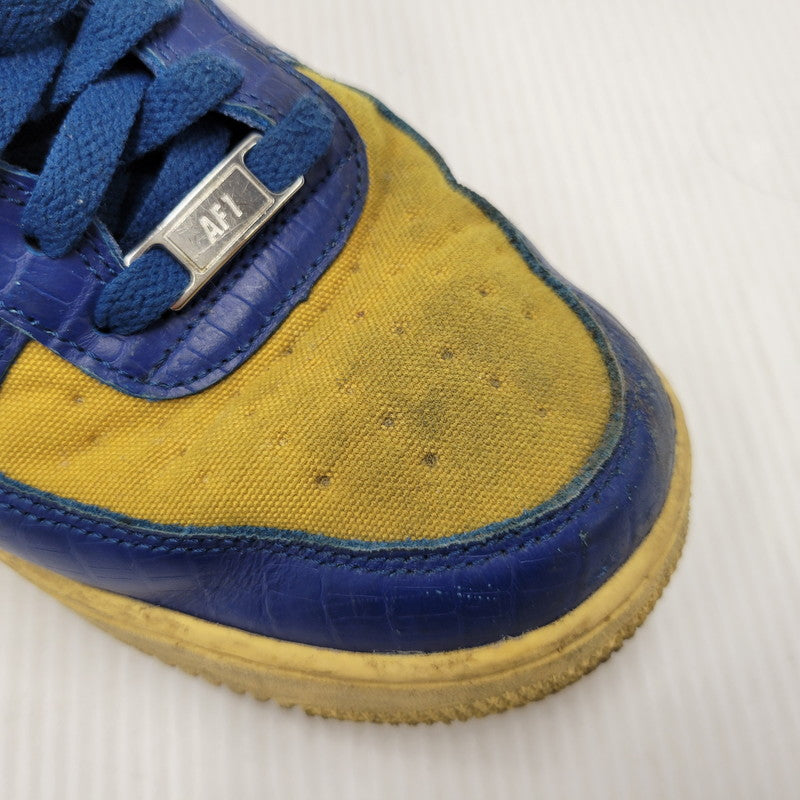 【現状渡し品】【メンズ/レディース】 NIKE ナイキ × UNDEFEATED アンディフィーテッド AIR FORCE 1 LOW SP DM8462-400 エアフォース 1 ロー SP スニーカー シューズ 靴 160-250802-as-26-izu サイズ：26cm カラー：COURT BLUE/WHITE-GOLDTONE 万代Net店