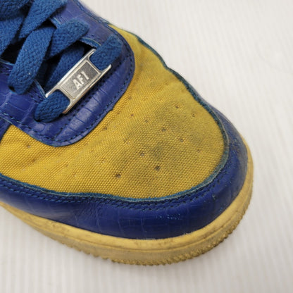 【現状渡し品】【メンズ/レディース】 NIKE ナイキ × UNDEFEATED アンディフィーテッド AIR FORCE 1 LOW SP DM8462-400 エアフォース 1 ロー SP スニーカー シューズ 靴 160-250802-as-26-izu サイズ：26cm カラー：COURT BLUE/WHITE-GOLDTONE 万代Net店