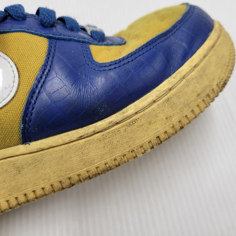 【現状渡し品】【メンズ/レディース】 NIKE ナイキ × UNDEFEATED アンディフィーテッド AIR FORCE 1 LOW SP DM8462-400 エアフォース 1 ロー SP スニーカー シューズ 靴 160-250802-as-26-izu サイズ：26cm カラー：COURT BLUE/WHITE-GOLDTONE 万代Net店